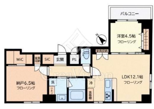 エストレリータ中目黒　402号室　間取り