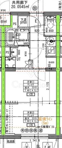 ラヴィエール住吉駅前　103号室　間取り