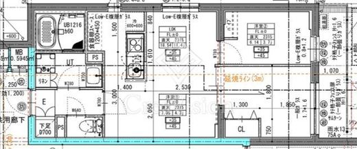 ラヴィエール住吉駅前　401号室　間取り