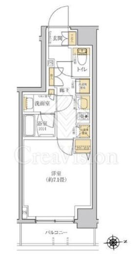 グレーシアフィット羽沢横浜国大　504号室　間取り