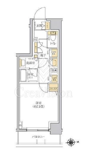 グレーシアフィット羽沢横浜国大　504号室　間取り