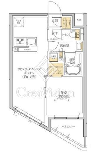 グレーシアフィット羽沢横浜国大　210号室　間取り