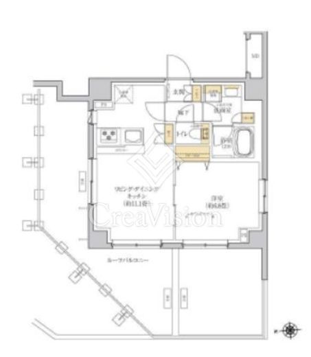 グレーシアフィット羽沢横浜国大　607号室　間取り