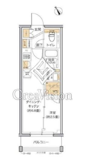 リビオメゾン田端　203号室　間取り
