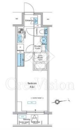 プレディアコート北千住　602号室　間取り