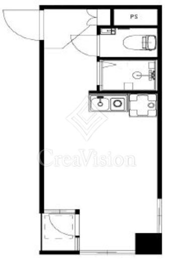 グランメール高田馬場　7F1号室　間取り