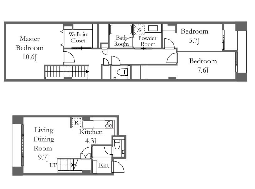 品川プリンス・レジデンス　1312号室　間取り