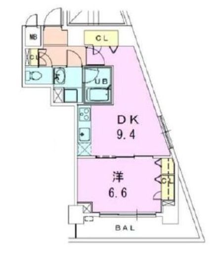 銀座レジデンス伍番館　301号室　間取り
