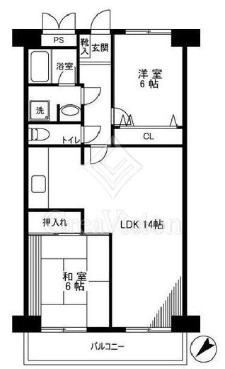 サンファミール西早稲田　1003号室　間取り