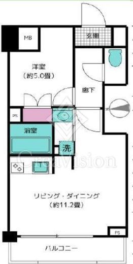 シエン・コンドミニオ　205号室　間取り
