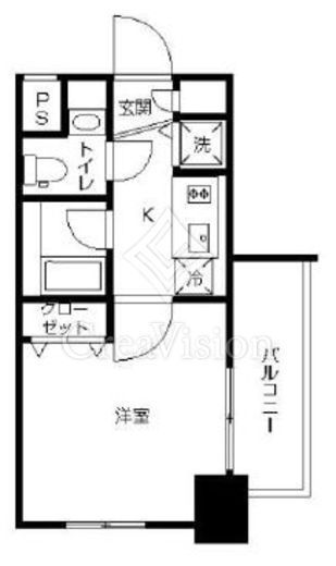 スカイコート新宿落合壱番館　1001号室　間取り