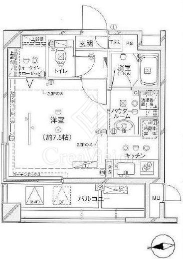 ステージファースト上落合　405号室　間取り
