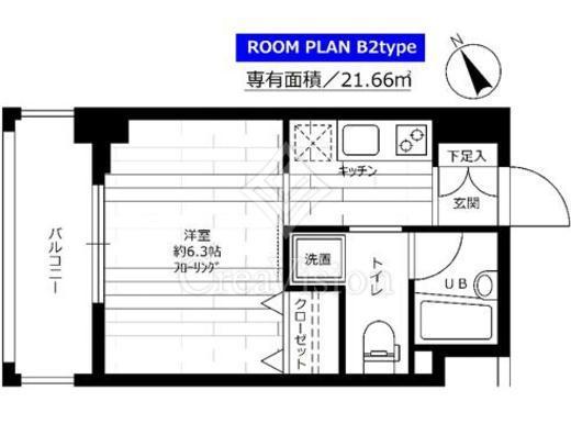 ステージファースト西早稲田　703号室　間取り