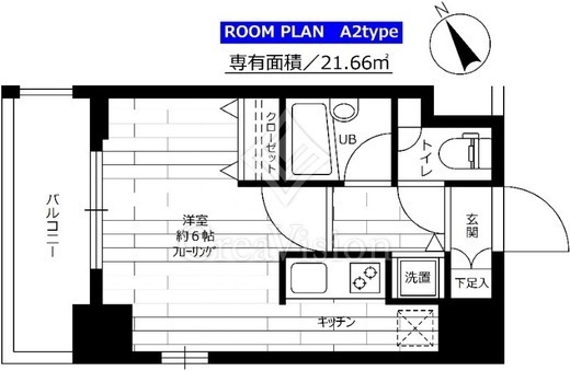 ステージファースト西早稲田　804号室　間取り