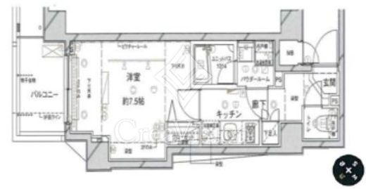 ステージファースト東新宿　209号室　間取り