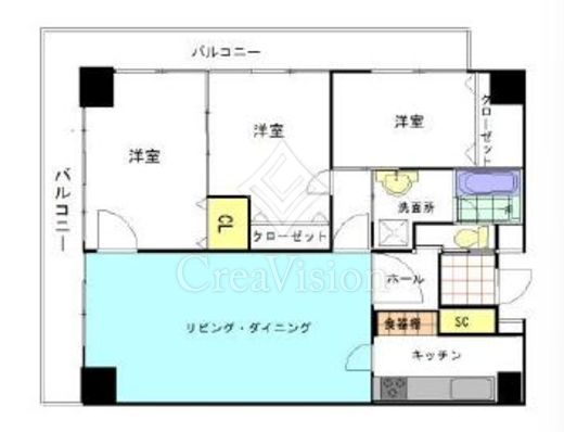 ストーク新宿　306号室　間取り