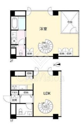 FLEG西麻布vierge　555号室　間取り