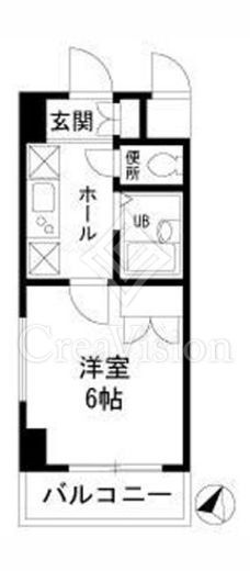 ソアブール西早稲田　503号室　間取り