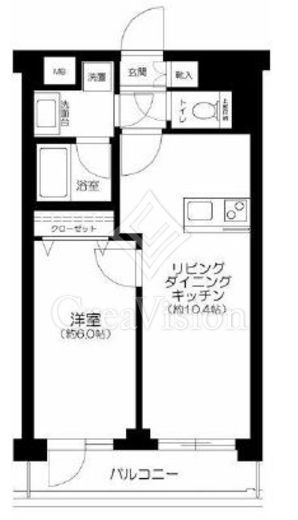 デュオ・スカーラ新大久保　310号室　間取り