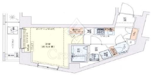 ドルチェ東新宿　503号室　間取り