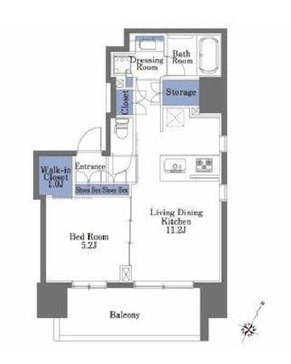 プライムメゾン神保町　205号室　間取り