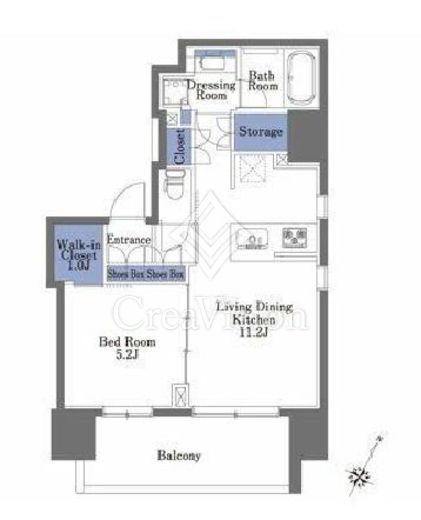 プライムメゾン神保町　305号室　間取り