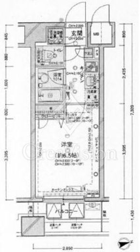 パレステュディオ市谷仲之町　302号室　間取り