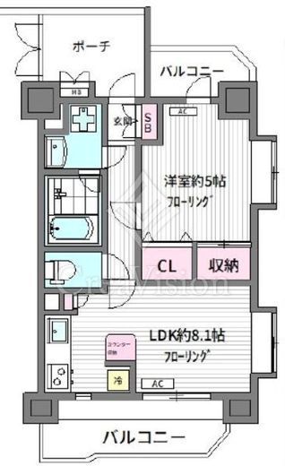 ビクトリアハイム早稲田　704号室　間取り