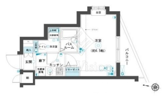 フェニックス西新宿壱番館　205号室　間取り
