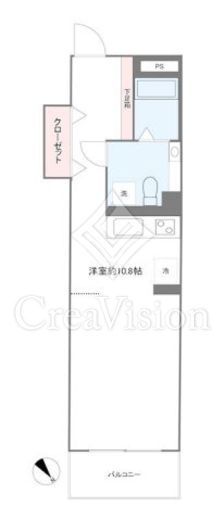 フォレスト・ヒルズ中落合　103号室　間取り
