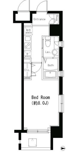 パークキューブ大井町　601号室　間取り