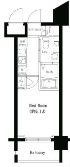 パークキューブ大井町　203号室　間取り