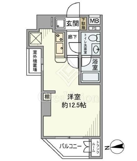 ベネヴィータ市ヶ谷銀杏坂　301号室　間取り