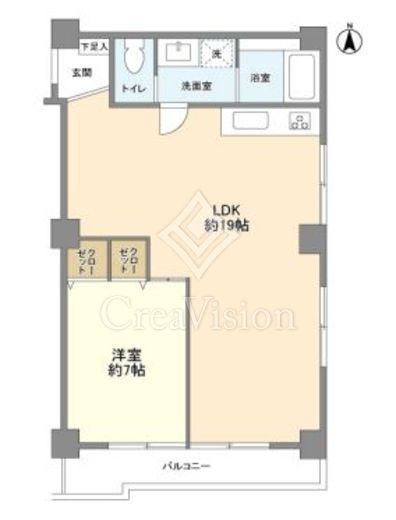 ベラビスタ信濃町　404号室　間取り