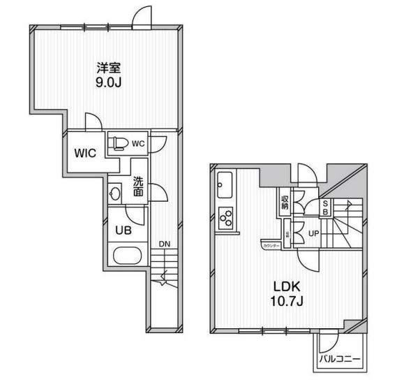 アーバンフラッツ目黒本町　109号室　間取り