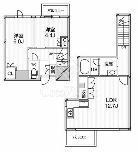 アーバンフラッツ目黒本町　204号室　間取り