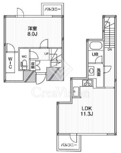 アーバンフラッツ目黒本町　212号室　間取り