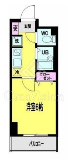 メインステージ西新宿　502号室　間取り