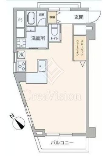 ライオンズマンション高田馬場　401号室　間取り
