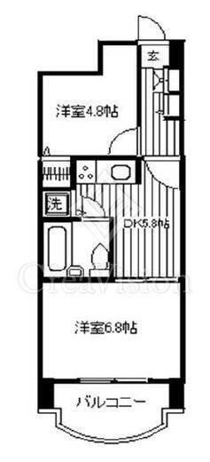 ライオンズマンション山吹町　702号室　間取り