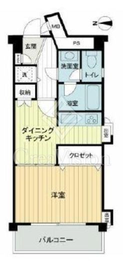 ライオンズマンション山吹町　203号室　間取り