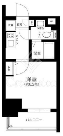 ル・リオン西早稲田　903号室　間取り