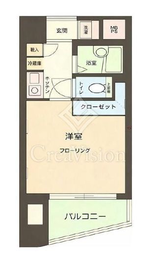 ロイヤルアメニティー新宿　603号室　間取り
