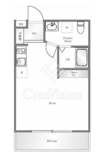 ロイヤルハイツ新宿御苑　410号室　間取り
