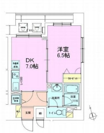 銀座レジデンス参番館　904号室　間取り