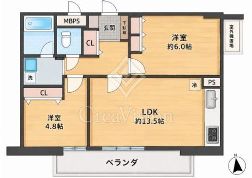 新宿セントラルハイツプラザ　501号室　間取り