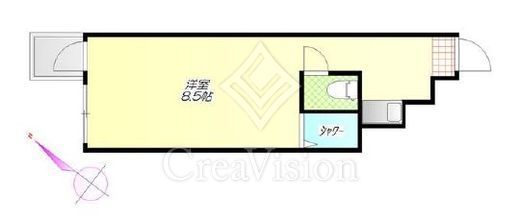 新宿フラワーハイホーム　309号室　間取り