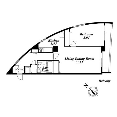 ラ・コリーヌ神宮前　201号室　間取り
