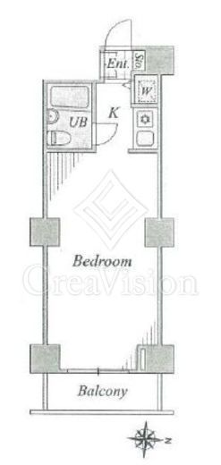 藤和ハイタウン新宿　508号室　間取り