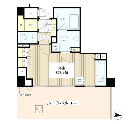 パークアクシス白金台南　503号室　間取り